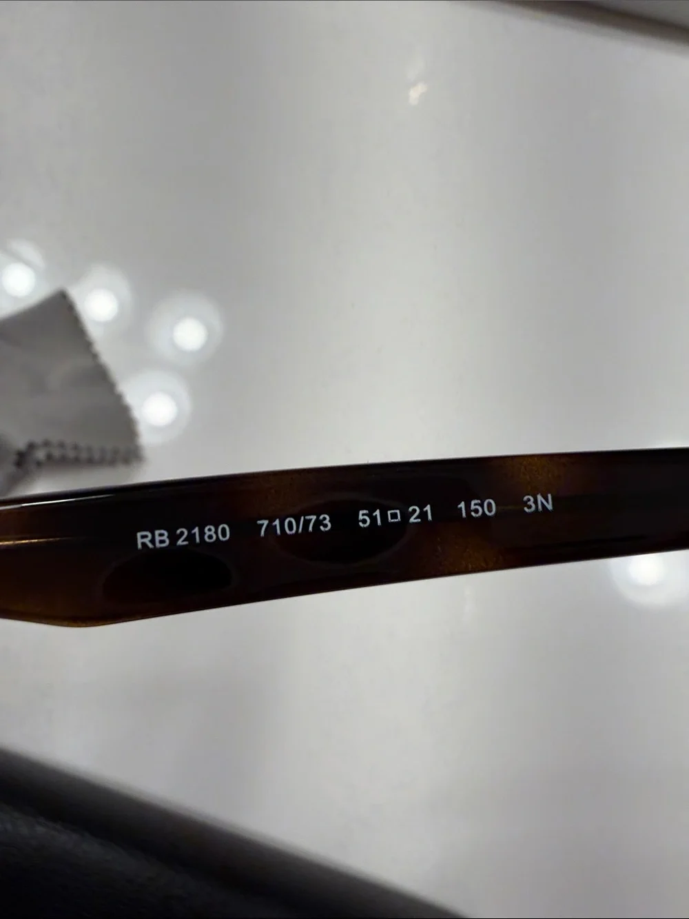 Ray-Ban Tortoiseshell Frame Sunglasses with Brown Lenses